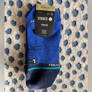 Stance “Athletic Tab” blue socks. Small - NWT.